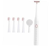 PACKOVE 1 Ensemble brosse à dents nettoyante brosse à dent enfant pour dents brosse à dents électrique brosse à dents pour les enfants brosse à dents sonique abdos blanche