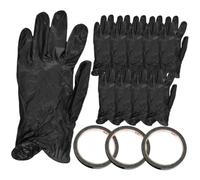 PACKOVE 1 Ensemble Ruban à anti-noir de manucure Clous à ongles plongement de protection des mains ongles UV ruban à rayures Papier Black