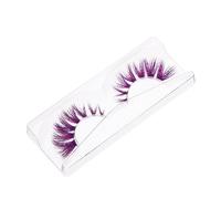 PACKOVE 1 Faux Cils Colorés Grappes Cils Exagérés et Éblouissants pour Maquillage de Fête Cosplay Halloween et Plus