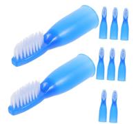 PACKOVE 1 Jeu Brosse À Dents Souple Mini Manche Court Enfant Portée Nettoyage Compact Adulte Détenus Poils Personnels Petite Brosse À Dents Prison Portable Brosse À Dents Brosses 10 pièces