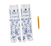 PACKOVE 1 Paire De Chaussettes De Massage Des Pieds Chaussettes De Réflexologie Chaussettes D'Acupression Pour Hommes Chaussettes De Relâchement Pour Femmes Chaussettes De Massage