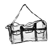 PACKOVE 1 Pièce De Voyage Pliable Fourre-Tout pour Femme Cosmétique De Rangement De Voyage Pendant La Nuit Se Maquiller Petit Transparent De Rangement Pratique PVC