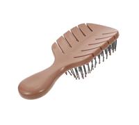 PACKOVE 1 Pièce Mini Peigne à Cheveux Démêlant Peignes Cuir Chevelu Couleur Peigne De Massage Des Cheveux Brosse à Cheveux Portable Peigne De Redressement Petit Peigne Portable Brun Abdos