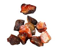 PACKOVE 1 Pierre Brute D'Agate Rouge Pierres Précieuses Brutes Spécimen De Pierre D'Agate Véritable Cornaline Pierres Précieuses Brutes