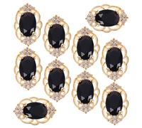 PACKOVE 10 Pièces Accessoires De Nail Art Électroplastiques Clou Fournitures De Manucure Pour Femmes Décoration Ongles Gemmes Charmes De Manucure Halloween Mignon Rose Noir Métal