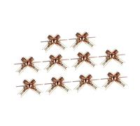 PACKOVE 10 Pièces Art Latte Petit Rose Arcs pour Rubans Arcs Blancs Bricolage Tirer Fleur pour Fleurs à Tirer Arcs De Traction Coffee Fil De Neige