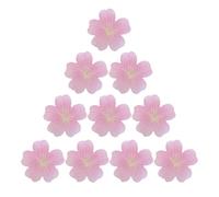 PACKOVE 10 Pièces Blocs-notes Autocollants en Papier Rose Motifs de Fleurs de Cerisier, Design Réaliste et Écriture Lisse, Fournitures Scolaires Bureau des Étudiantes