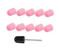 PACKOVE 10 Pièces Caps De Ponçage Pour Ongles Avec Tête De Meulage Manucure Ponçage Fin Pour Gel Et Kit Outils Nail Art Multifonction