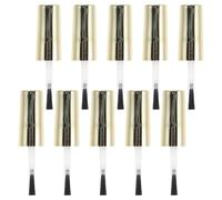 PACKOVE 10 pièces Capsules Bouteilles Vernis Ongles avec Brosse Intégrée Remplacement Bouchons Vernis Gel Application Facile et Douce pour Salon et Usage Domestique