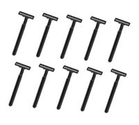 PACKOVE 10 Pièces Grattoir à l'épilation antidérapante rasage rasoir shaver hair removal Grattoir d'épilation carrosserie tondeuse pour femme tondeuse à cheveux étanche Plastique Black