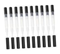 PACKOVE 10 Pièces Vernis à Ongle Clou Manucure Faire Fournir Stylo à Huile Uv Stylo à Cuticules Des Ongles Tubes Femme Lisse Stylos à Ongles Plastique