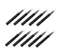 PACKOVE 10 Pièces Vernis à Ongle Manucure Stylo à Cuticules Tournant Gel à Ongles Clou Se Maquiller Fournitures Stylo à Huile Pour Ongles Vide Uv Plastique Black
