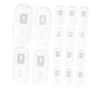 PACKOVE 100 Bracelet Mécanique Formation Nail Art Doigt Appuyer Sur Les Ongles Clous Flexible Bricolage Afficher Bâtonnets D'échantillons D'ongles Uv Abdos
