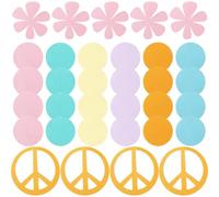 PACKOVE 100 Pièces de Confettis Ronds en Carton pour Décoration de Table, pour Anniversaire et Shower, Papier à Disperser Coloré et Festif