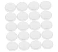 PACKOVE 100 Pièces Faux plateau de colle de cils coussinets porte-faux cils plateau adhésif des cils blanche