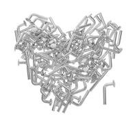 PACKOVE 100pcs Goupilles de Sécurité pour Rayonnage à Palettes en Fer Argenté M5 Tête Ronde, Non Déformables et Haute Résistance, Accessoires pour Entrepôt et Réparation Moteur