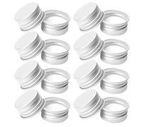 PACKOVE 100pièces Bouchons à Vis Aluminium pour Bouteilles de Lait Verre Couvercles Étanches de Rechange Bouchons Filetés pour Flacons et Bocaux