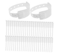 PACKOVE 100pièces Bracelets Étanches Identifiants Pour Patients Bras De Sécurité Pour Hôpitaux Et Soins