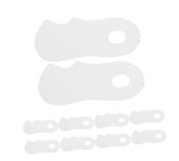 PACKOVE 100pièces Cartes Pour Chaussettes Blanches Inserts Carton Pour Chaussettes Basses Guides Organisation Pour Magasins Avec Fentes Prédécoupées