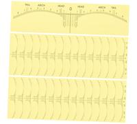 PACKOVE 100pièces Règle à Sourcils Autocollante Pour Mesure Et Dessin Kit De Marquage Professionnel Pour Modelage Des Sourcils Chez Femmes