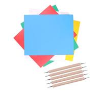 PACKOVE 10pcs Papier Carbone Textile Réutilisable 5pcs Stylets pour Transfert sur Métal et Papier pour DIY et Quilting Robuste