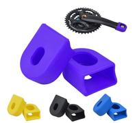 PACKOVE 10pcs Protège Manchon de Manivelle en Caoutchouc Résistant à l'usure la Déchirure pour Vélo de Route et Vélo Pliant