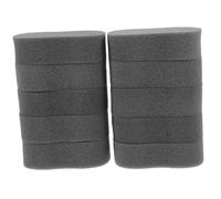 PACKOVE 10pièces Brosse Éponge De Salon Pour Coupe De Cheveux Balai De Cou Doux Pour Coiffeurs Et Barbiers Nettoyage Facile Des Cheveux Et Dégraissage Après Coupe