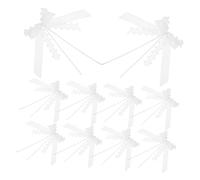 PACKOVE 10pièces Nœuds Tulle Éléphants pour Décoration De Mariage Et Arcs pour Voitures Et Miroirs Rétroviseurs