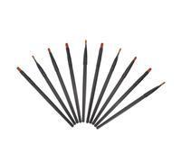 PACKOVE 10pièces Pinceaux Maquillage Yeux Bois Manche Outils Beauté Femmes Nez Set Pinceaux Maquillages Yeux