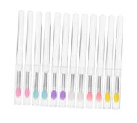 PACKOVE 12 Pièces Applicateur à Lèvres En Silicone Pinceau De Maquillage Nettoyeur