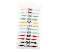 PACKOVE 12 Pièces Bracelets De Perles Motif Cadeaux De Fête De Fées Bijoux Pour Filles Et Tout-petits