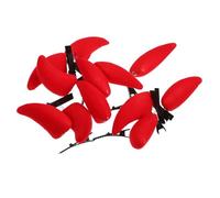 PACKOVE 12 pièces Halloween Hair Clips Set Gothic Ox Horn Design Lightweight Iron Clips For Party Accessories