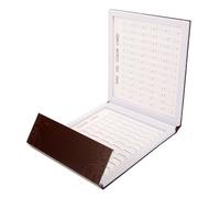 PACKOVE 120 Livre D'affichage De Carte Couleur Carnet D'affichage Des Ongles Vernis à Ongles En Gel Couleurs Gel Des Ongles Afficher Livre D'échantillons D'ongles Café Abdos