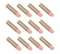 PACKOVE 12pièces Mini Set de Pinceaux de Maquillage pour Yeux et Lèvres Voyage Compact avec Étui Applicateur de Fard et Pinceau Estompeur