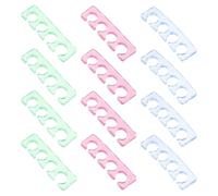 PACKOVE 12pièces Séparateurs Orteils Silicone Outils De Manucure Et Pédicure Écarteurs Ongles Flexibles Pour Nail Art Et Soins