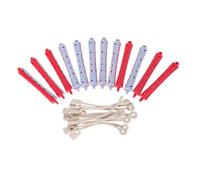 PACKOVE 12pièces Tiges De Cheveux Permanente Antidérapantes Pour Coiffure Résistantes Déformation Outils De Bouclage Pour Salon Et Usage Domestique