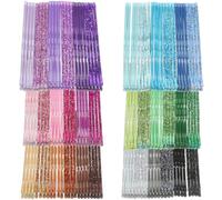 PACKOVE 144pcs Épingles à Cheveux en Métal à Paillettes Légères et Fiables pour Cheveux Courts et Bouclés, Accessoires Coiffure pour Occasions Formelles