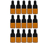 PACKOVE 15Pièces Bouteilles de Verre Flacons pour Accessoires de Voyage Pratiques