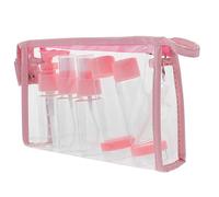 PACKOVE 1ensemble Bouteilles De Voyage De Flacons Portables Pour Soins Peau Accessoires De Voyage Rose