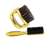 PACKOVE 1ensemble Brosse à Cheveux Pour Coiffeurs Ensemble De Nettoyage Avec Brosse à Épousseter Outil De Salon Professionnel Pour Éliminer Cheveux Et Assurer Un Rasage Propre