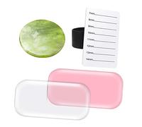 PACKOVE 1Ensemble Kit Accessoires pour Extension de Cils avec Plateau Jade Cartes de Main et Autocollants pour Front pour Grafting Beauté Cils