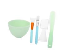 PACKOVE 1ensemble Kit De Silicone Pour Masques Faciaux Comprenant Un Bol Une Spatule Pinceau Outils De Soins Pour Masques Boue Et Réutilisable