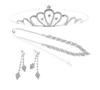 PACKOVE 1Ensemble Kit Scintillants de Boucles Oreilles et Bandeau Accessoires Élégants pour Événements Spéciaux