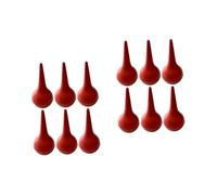 PACKOVE 2 Ensembles Balle De Nettoyage De Poussière Ampoule De Retrait De Cérumen Bulbe Nasal Dissolvant De Cire Pour Les Oreilles Rouge Caoutchouc 6 Pièces * 2