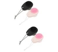PACKOVE 2 Ensembles Brosse Pour Le Visage Nettoyeur Soin Du Visage Nettoyage Brosse Faciale Manuelle Brosse Nettoyante Visage Laine De Fibres Artificielles 2 Pièces * 2