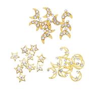 PACKOVE 2 Ensembles Charms Pour Décoration Ongles Accessoires Nail Art Et Parfait Pour Créer Éblouissantes Et Uniques 30 Pièces * 2