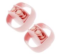 PACKOVE 2 Ensembles D'oreille Anti-bruit Dormeur Sommeil De Voyage Boules Quies Réutilisable Jeu Petit D'oreilles Anti-bruit Rose Nano Gel De Silice