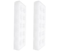 PACKOVE 2 Lots de Porte-œufs Antichoc en Mousse Pe, Supports pour 10 Œufs, Plateau Vide Solide et Sécurisé, Étagère de Rangement pour Réfrigérateur Cuisine Domestique