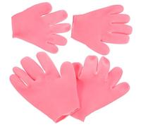 PACKOVE 2 Paires hydratants soyeux blancs femmes adultes noir de la main hydratants de lotion pendant la nuit pour les femmes Gel de silice rose
