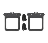 PACKOVE 2 Pièces à clés de Voiture de pêche Pochette étanche pour Cartes de crédit Petit Compact Opérations sous-Marines Noir